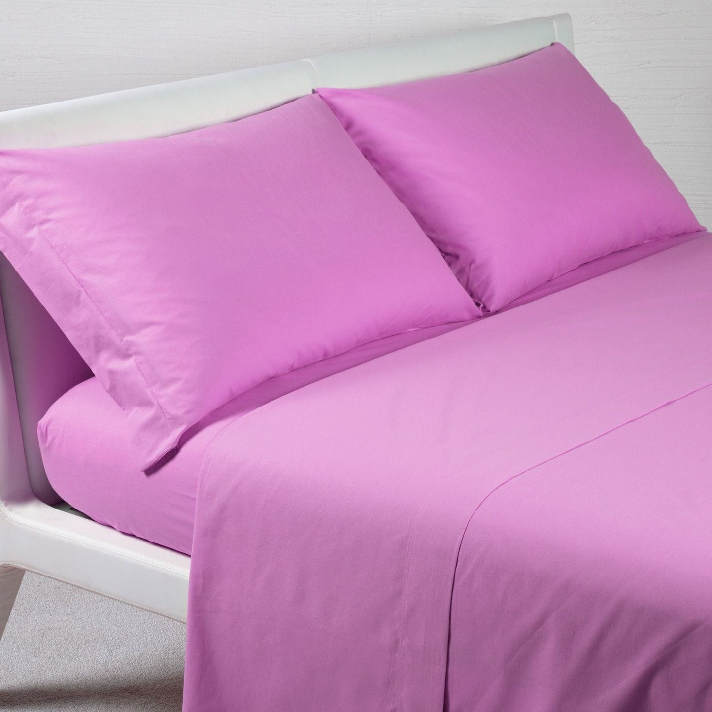 Completo Letto in Cotone Singolo Caleffi Tinta Unita