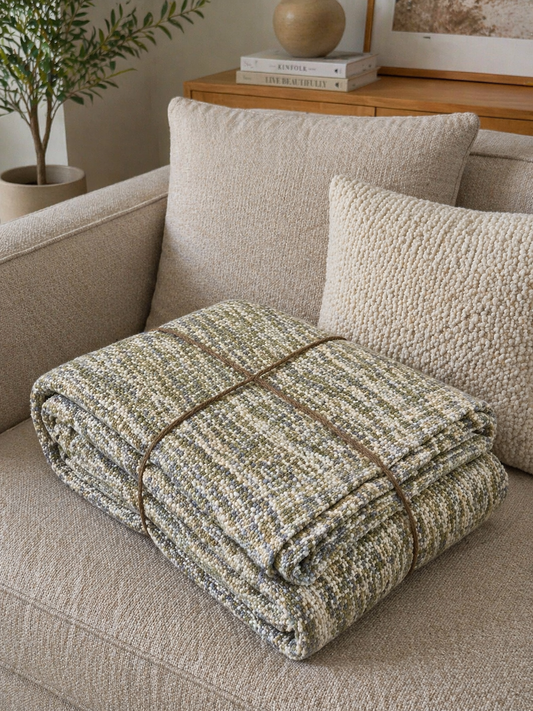 Copritutto Tinto in Filo Mirò 100% Cotone 2 Piazze 250x250 cm | Arredo Divano e Letto