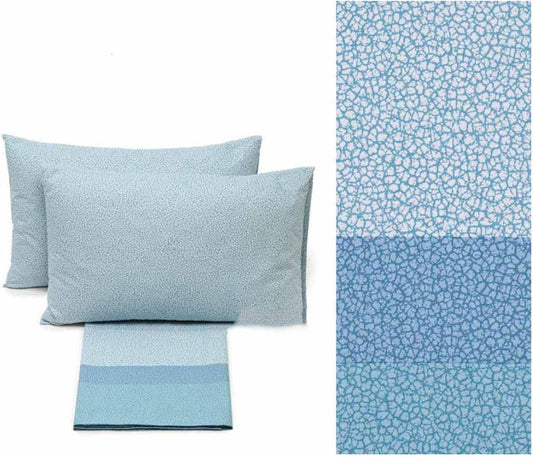 Completo Letto in Cotone Misura Francese Caleffi Avana