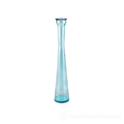 Vaso in Vetro Riciclato Azzurro 51 cm | Design Slanciato Elegante H&H