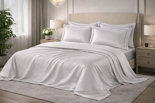 Completo Lenzuola Matrimoniale Maxi Firenze Lux Raso 60 | Made in Italy