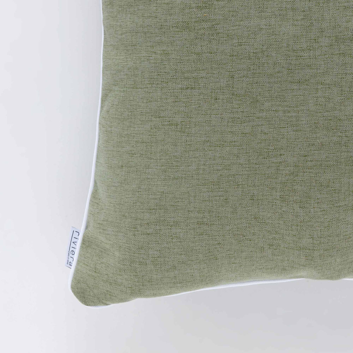 Cuscino Rettangolare Riviera Pepe 30x50 Verde Palma con Piping