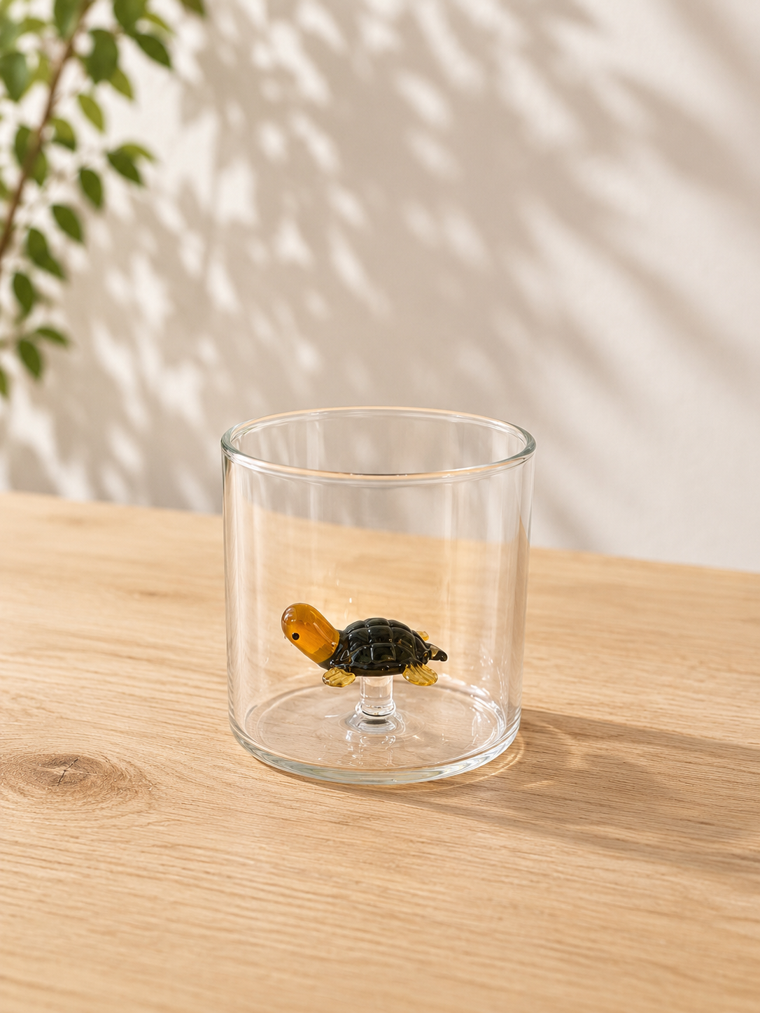 Bicchiere in Vetro 36 cl con Decorazione 3D Interna