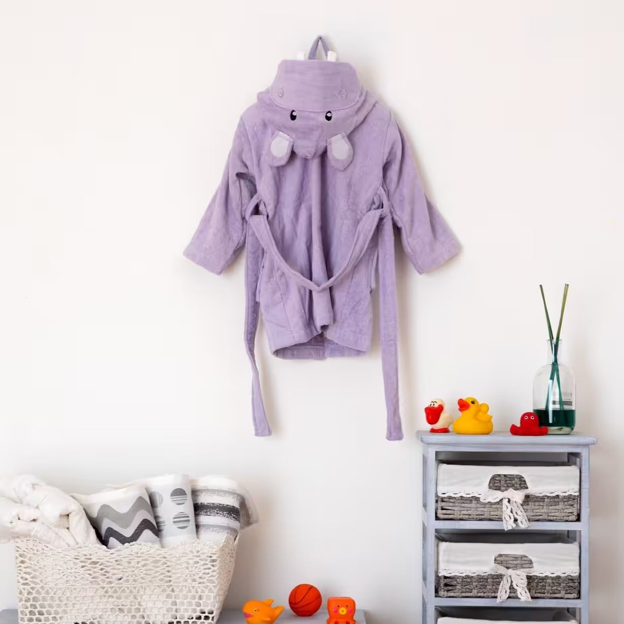 Accappatoio Baby Animals Hippo Riviera