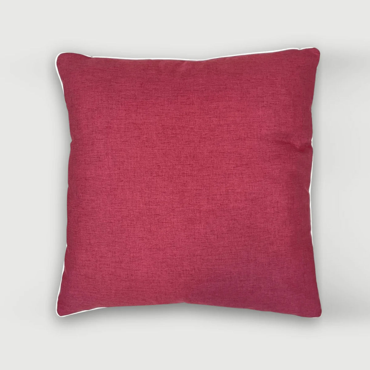 Cuscino Arredo Riviera Pepe 50x50 Rosa Orchidea con Piping | Sfoderabile