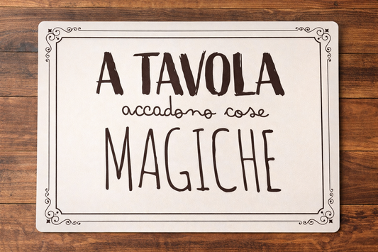Tovaglietta Colazione Americana in PP Stampato 45x35 con Frasi