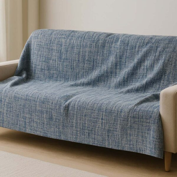 Copritutto Tinto in Filo Mirò 100% Cotone 2 Piazze 250x250 cm | Arredo Divano e Letto
