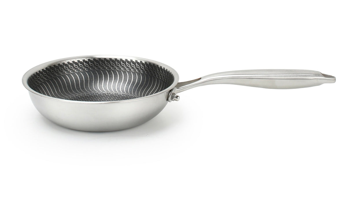 Wok Antiaderente H&H Evolution 30 cm Acciaio Inox 18/10