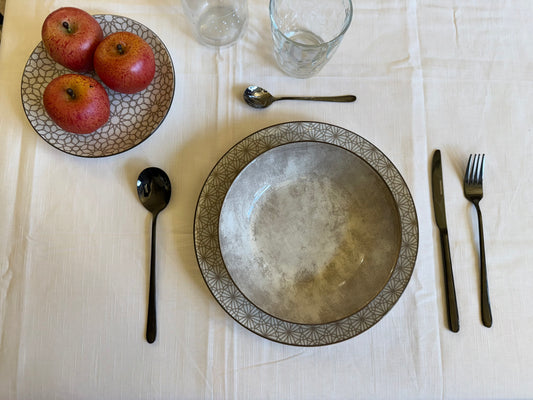 Servizio Piatti 18 Pezzi Habana Tognana Porcellana Marrone