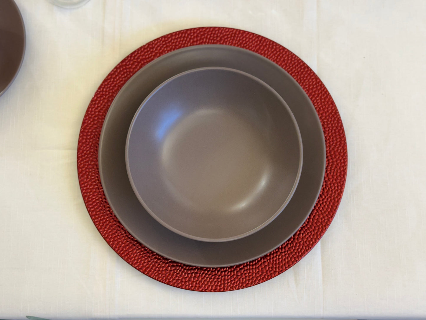 Sotto Piatto in Plastica Ad Trend ø33