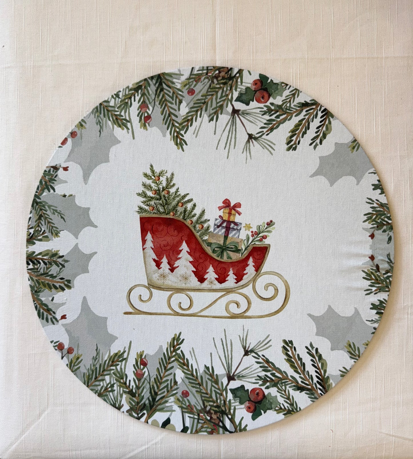 Set 6 Sotto Piatti Vingi Tiffany XMAS