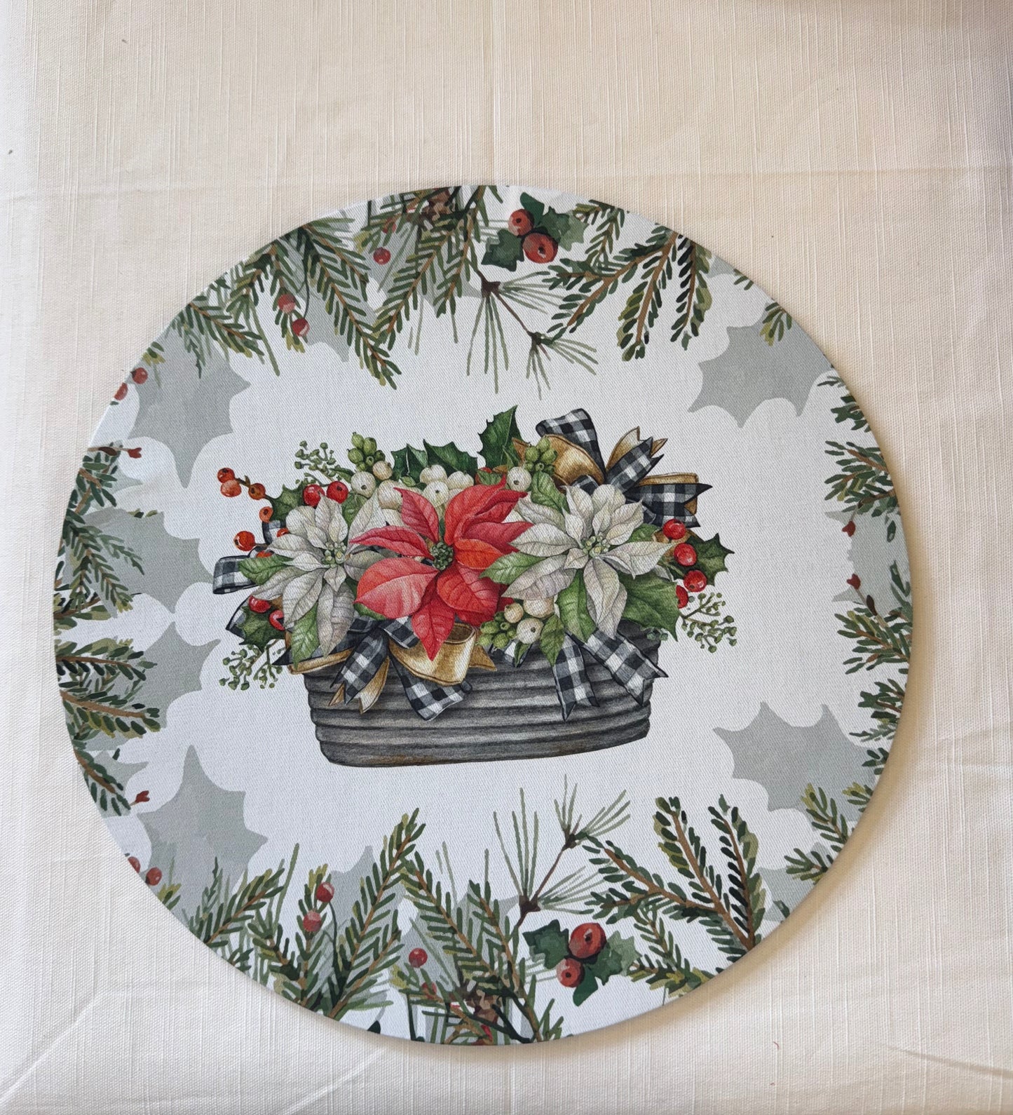 Set 6 Sotto Piatti Vingi Tiffany XMAS