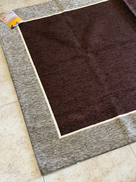 Tappeto Arredo Roma in Ciniglia 115x175 - Made in Italy, Base Antiscivolo