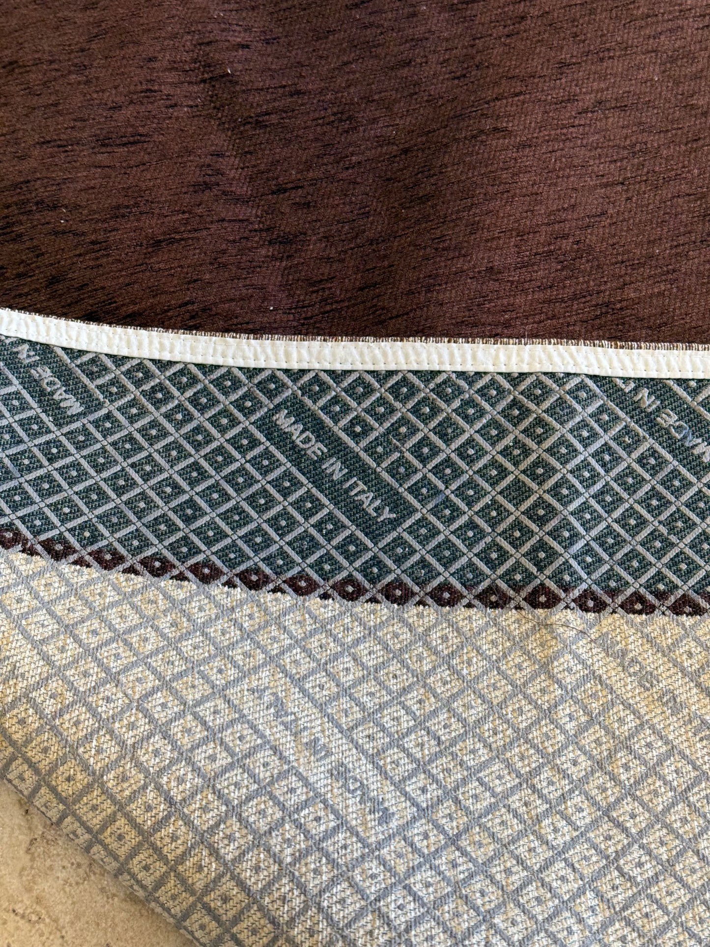 Tappeto Arredo Roma in Ciniglia 115x175 - Made in Italy, Base Antiscivolo