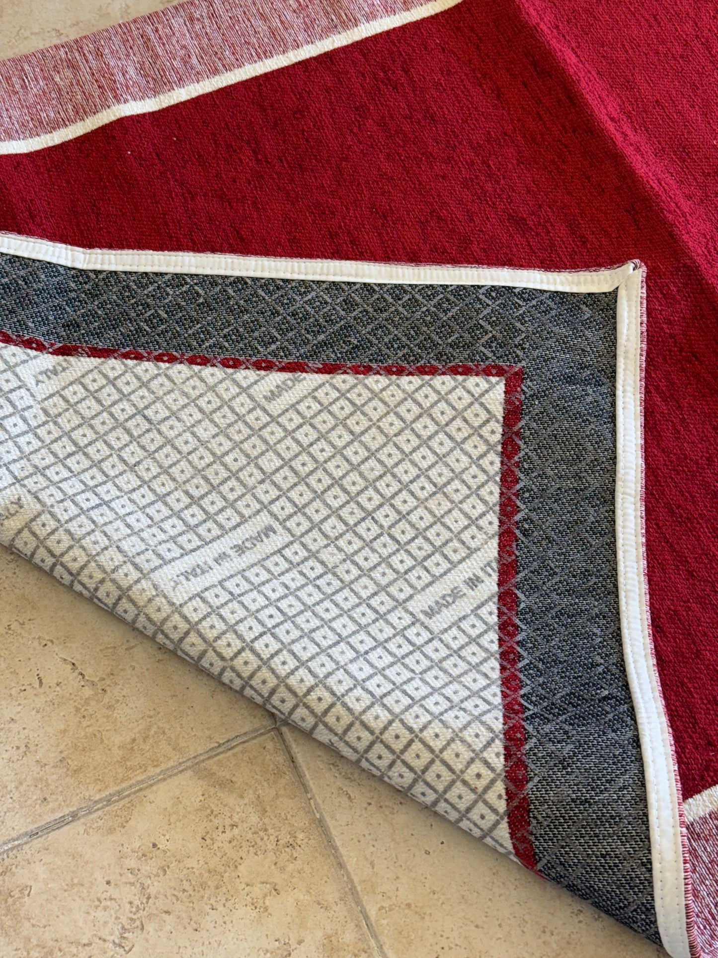 Tappeto Arredo Roma in Ciniglia 80x150 - Made in Italy, Base Antiscivolo