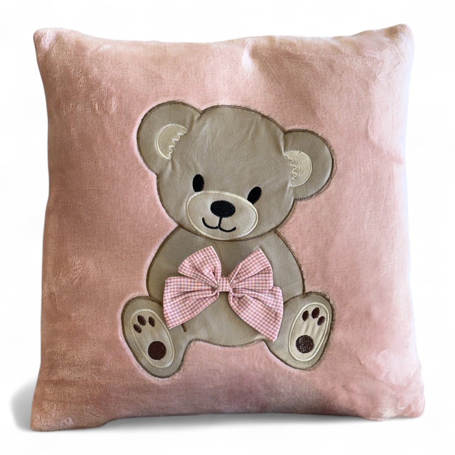 Cuscino Arredo Lilly in Coral Sfoderabile 45x45 con Imbottitura