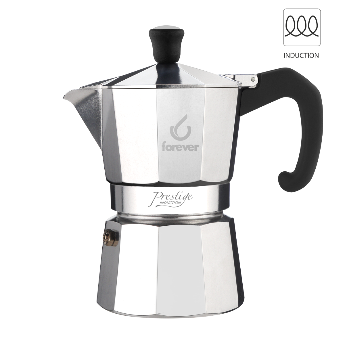 Caffettiera Moka Prestige Induction Forever 2 cups