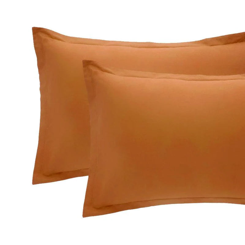 Coppia Federe Riviera Paint | 100% Cotone Madapolam 4 volants