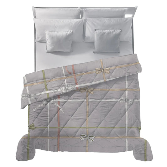 Trapunta Matrimoniale THUN Natale Fiocco – Bows Multicolor Storie di Natale
