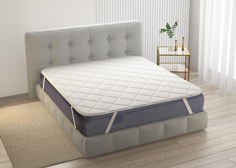 Topper Matrimoniale Trapuntato con Elastici Irge - Comfort Igiene e Protezione Materasso