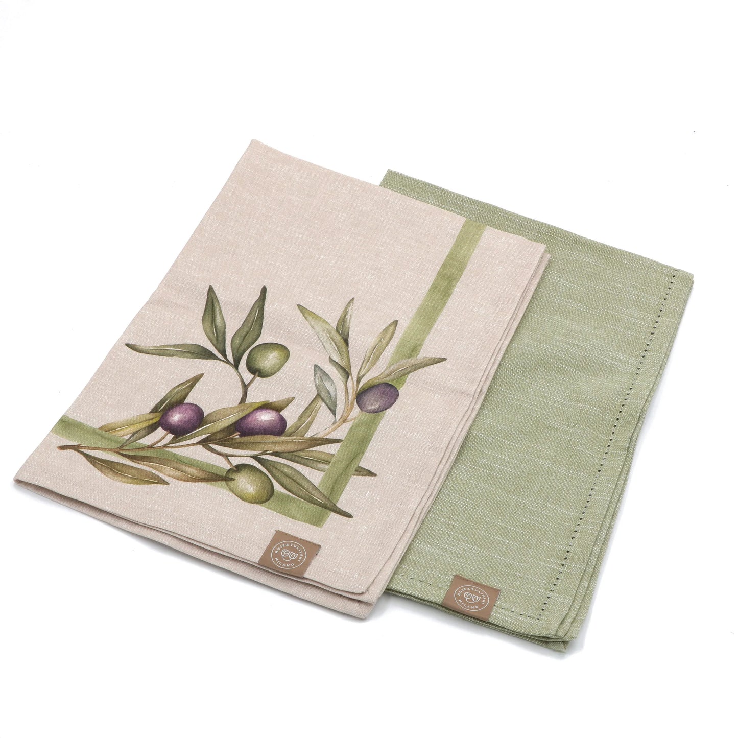 Set 2 Stronifacci Olyvia Rose & Tulipani 100% cotone
