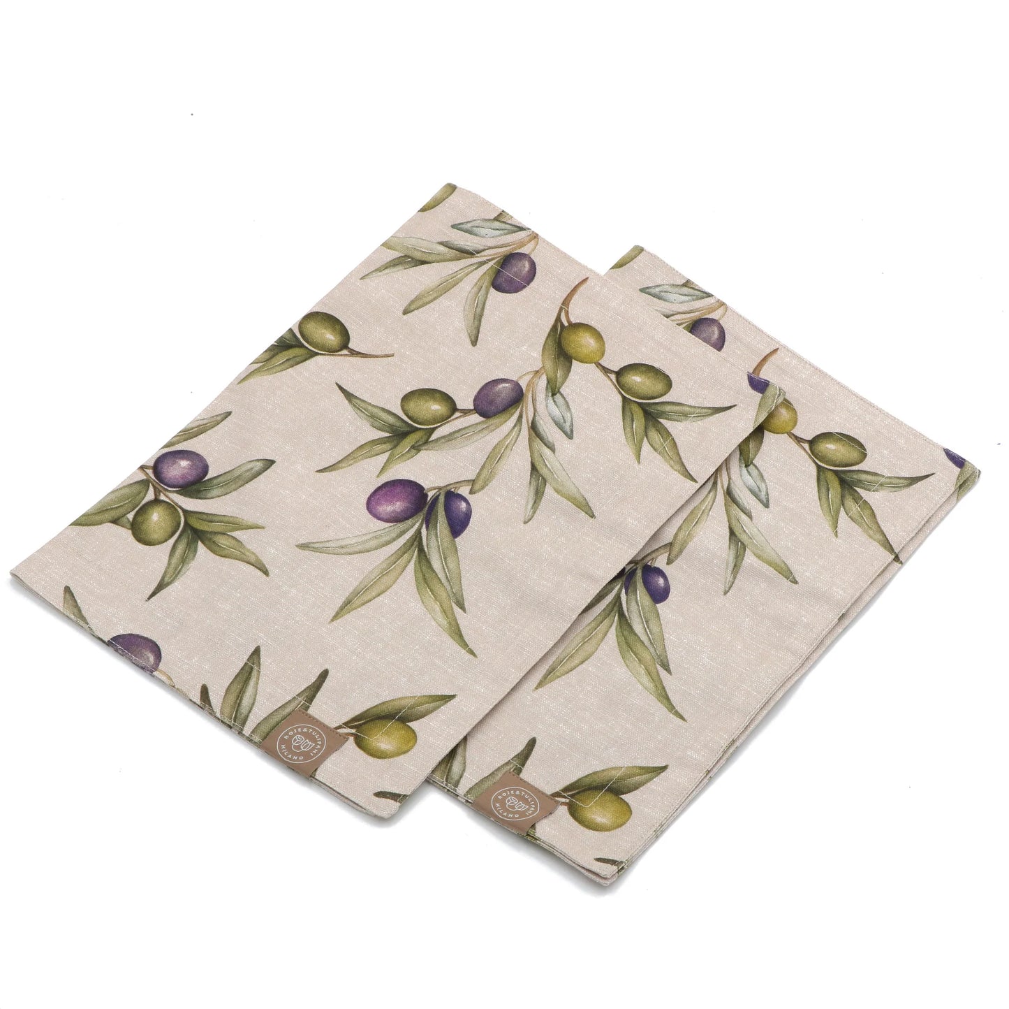 Set 2 Tovagliette Olyvia Rose & Tulipani 100% Cotone