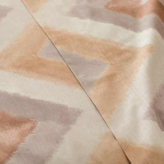 Completo Lenzuola Copriletto Riviera Arben Crema Matrimoniale in Cotone 100%