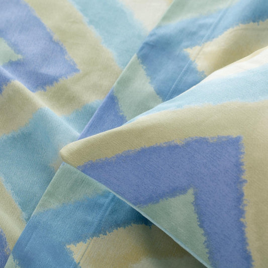 Completo Lenzuola Copriletto Riviera Arben Avio Matrimoniale in Cotone 100%