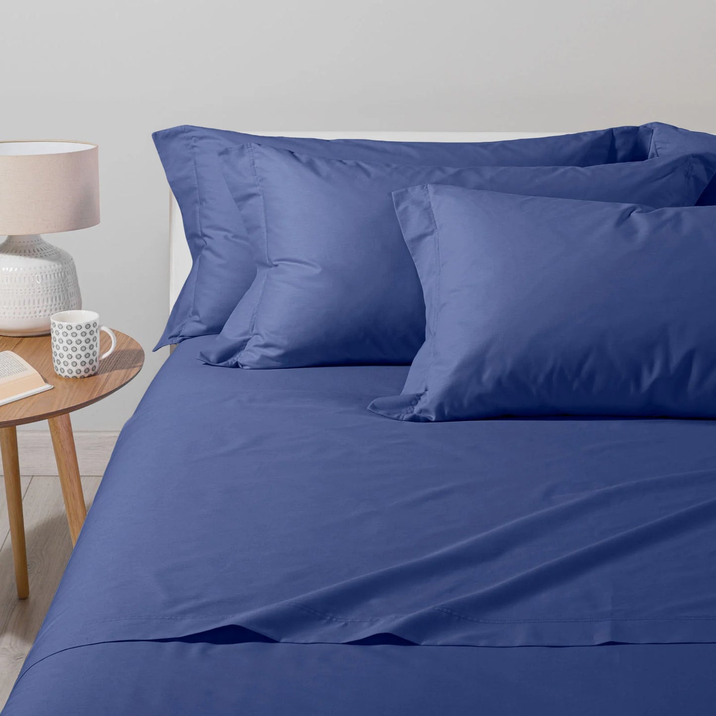 Completo Letto in Cotone Singolo Caleffi Tinta Unita