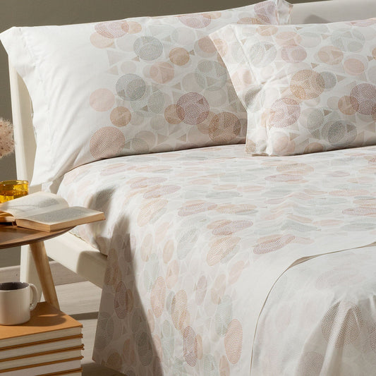 Completo Lenzuola Caleffi Singolo Sonic 100% Puro Cotone