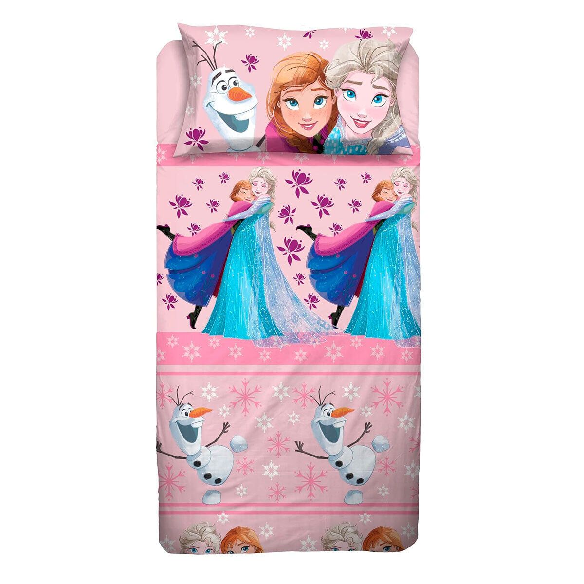 Completo Letto in Cotone Singolo Frozen
