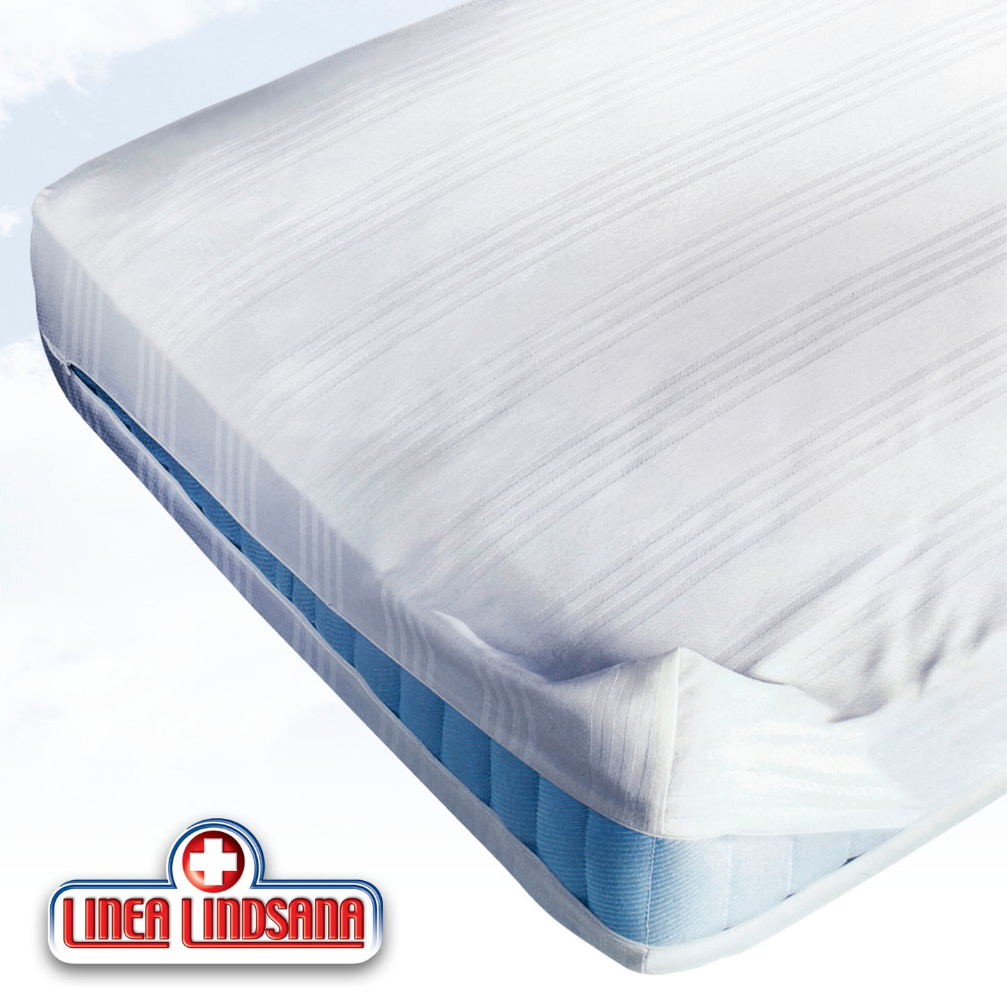Coprimaterasso Matrimoniale con Cerniera in Cotone | 180x200 Linea Lindsana