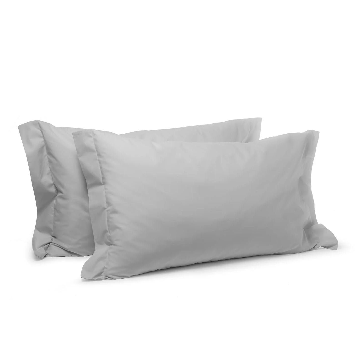 Federe per Cuscino Letto in Percalle Tinta Unita 50x80