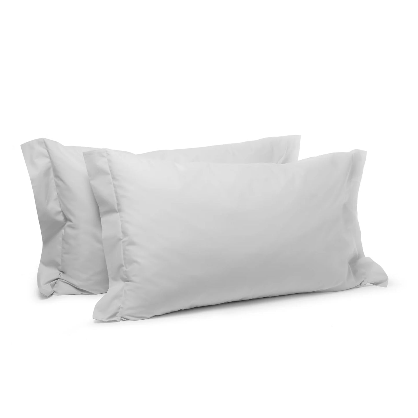 Federe per Cuscino Letto in Percalle Tinta Unita 50x80