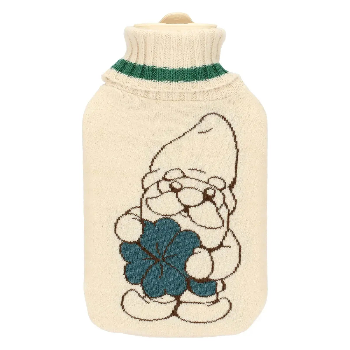 Borsa Acqua Calda Thun con Cover in Tricot Gnomo Oliver Inverno Incantato