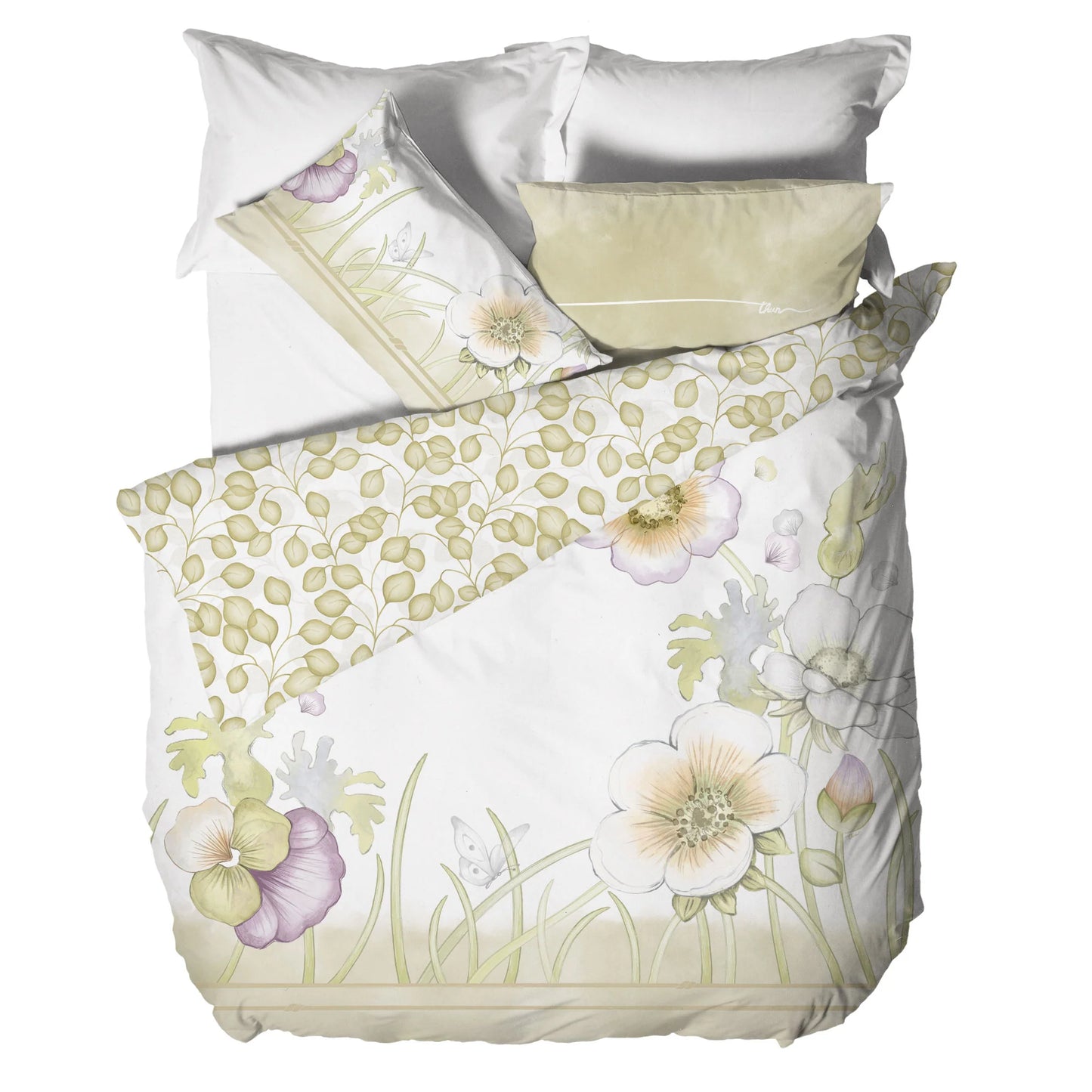 Copripiumino Matrimoniale THUN Bloom Floreale 150x200
