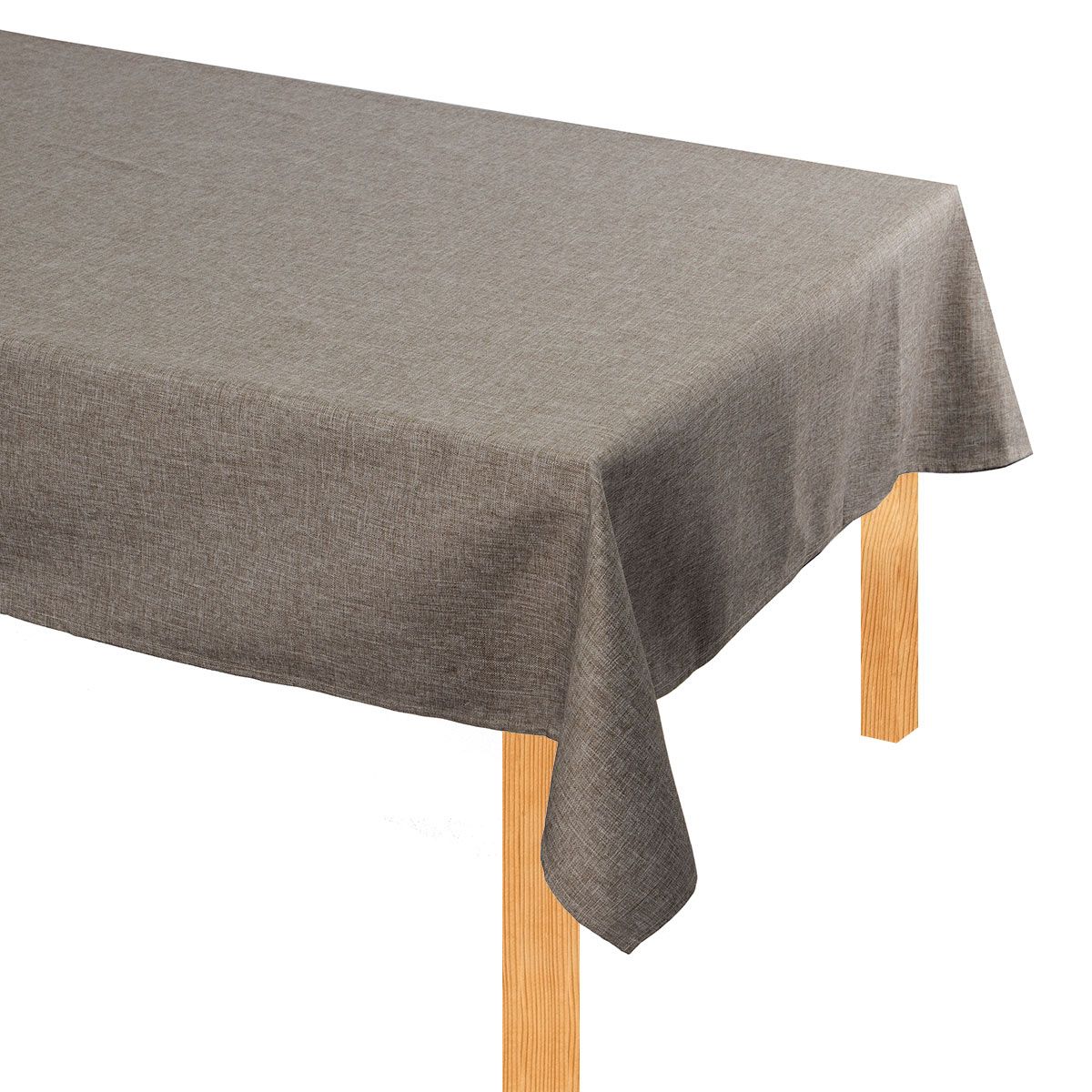 Tovaglia Antimacchia Kiki Effetto Lino Quadrata 140x140 cm 4 Posti No Stiro