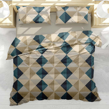 Parure Copripiumino Matrimoniale Aspen Percallino by S&G Home