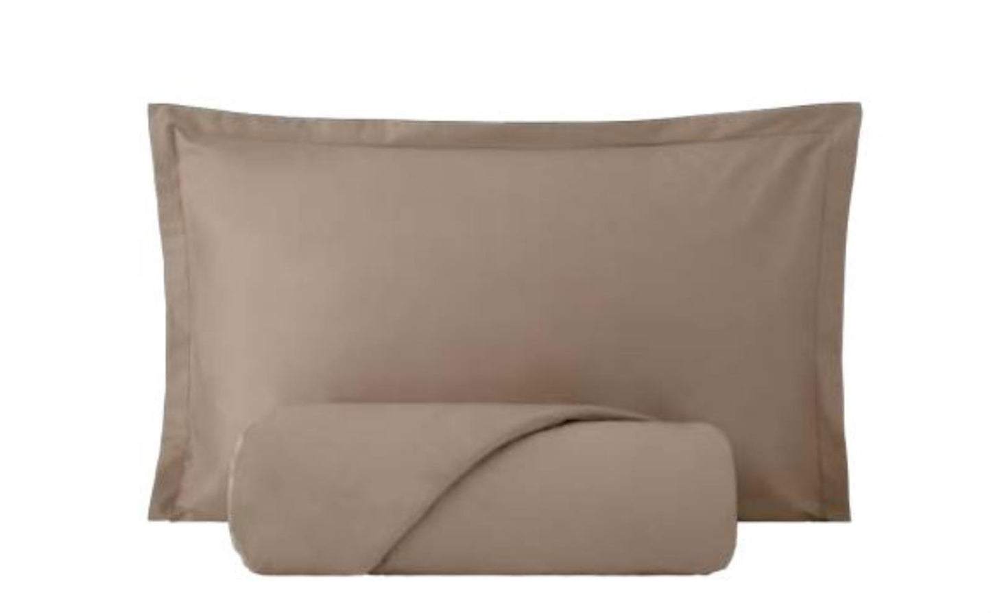 Parure Copripiumino Riviera Matrimoniale | 100% Cotone Madapolam con 2 Federe 4 Volants