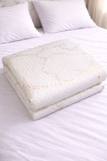 Copriletto Trapuntato Velvet Marta Marzotto Matrimoniale Marmorizzato 250x270