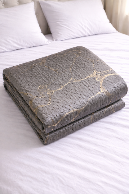 Copriletto Trapuntato Velvet Marta Marzotto Matrimoniale Marmorizzato 250x270
