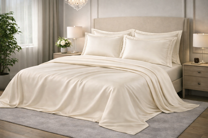 Completo Lenzuola Matrimoniale Maxi Firenze Lux Raso 60 | Made in Italy