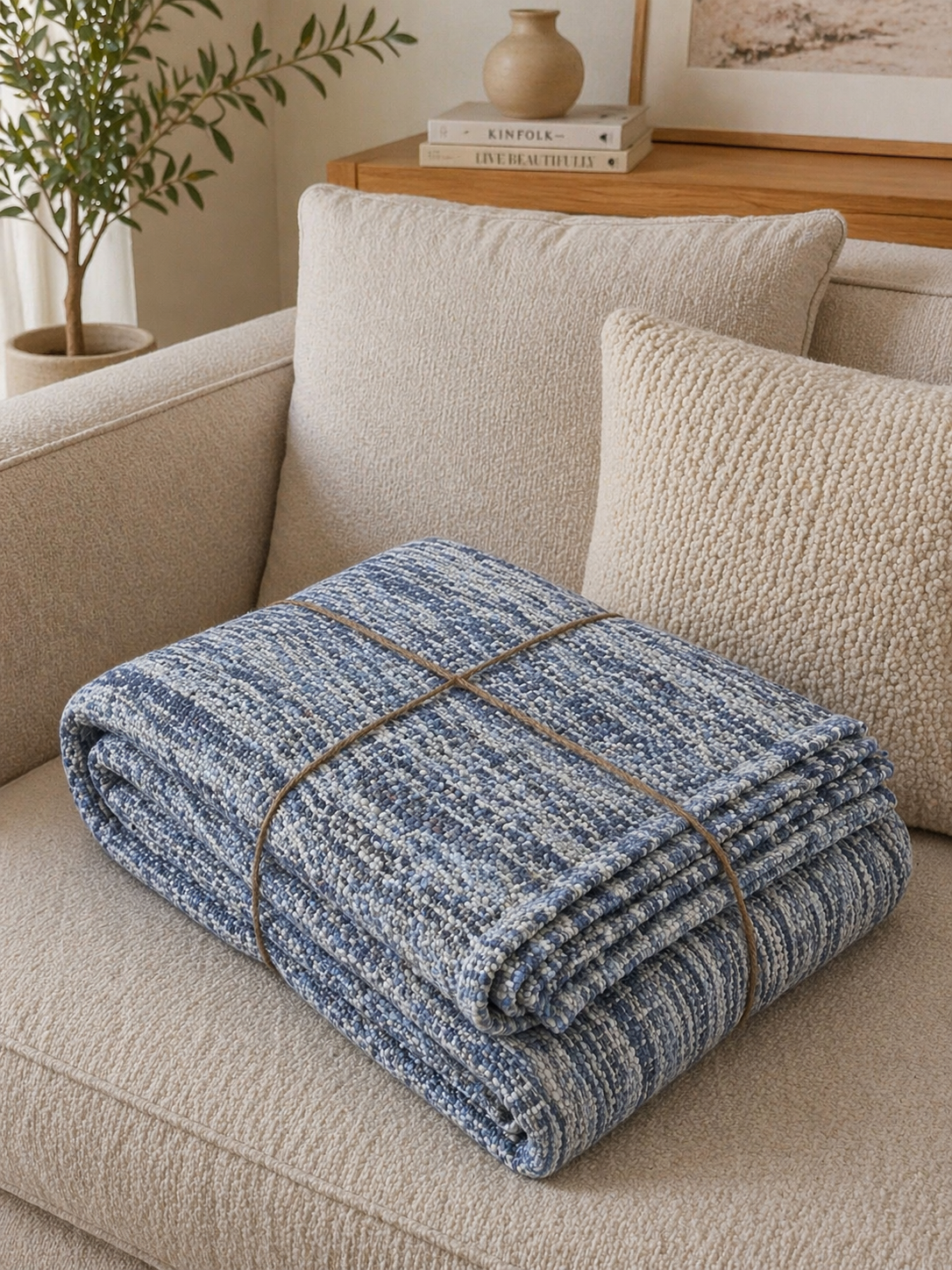 Copritutto Tinto in Filo Mirò 100% Cotone 2 Piazze 250x250 cm | Arredo Divano e Letto