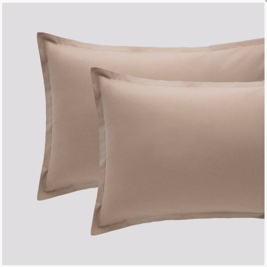 Coppia Federe Riviera Paint | 100% Cotone Madapolam 4 volants