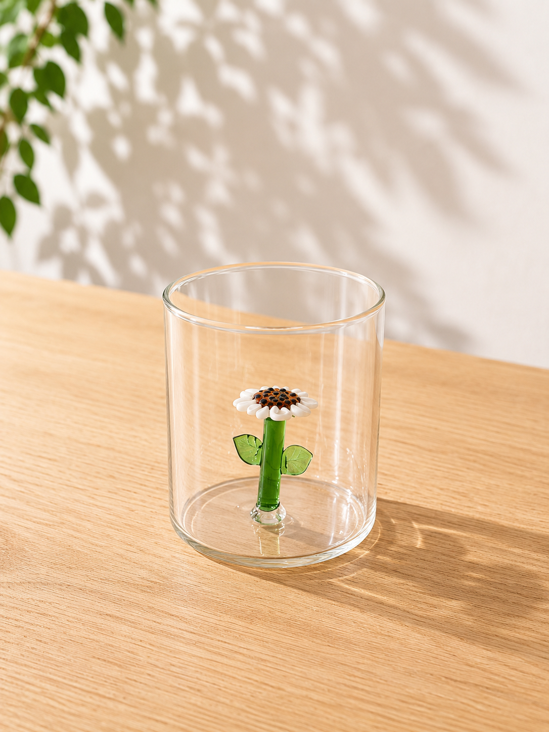 Bicchiere in Vetro 36 cl con Decorazione 3D Interna
