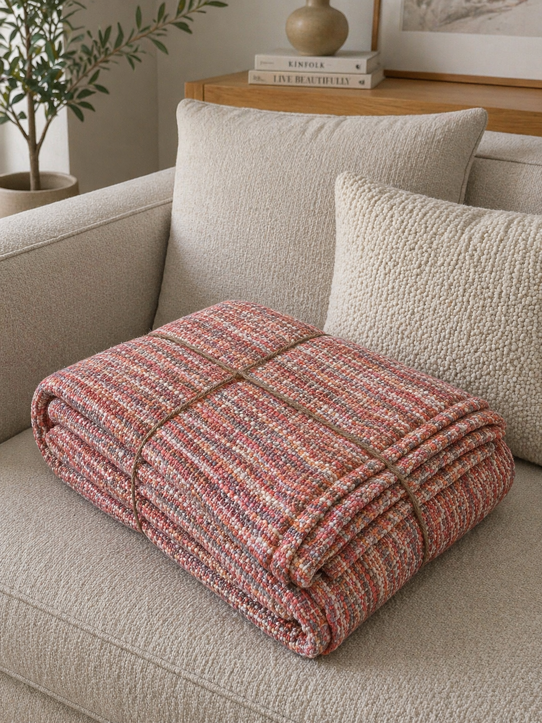 Copritutto Tinto in Filo Mirò 100% Cotone 2 Piazze 250x250 cm | Arredo Divano e Letto