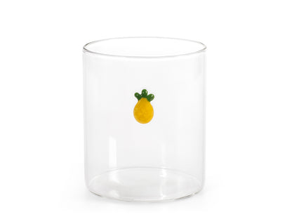 Set 6 Bicchieri In Vetro Borosilicato Con Miniatura 42 Cl