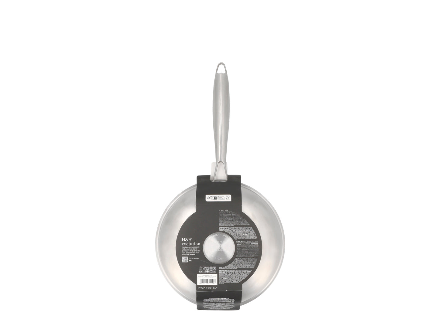 Padella Antiaderente H&H Evolution 22cm - Acciaio Inox 18/10