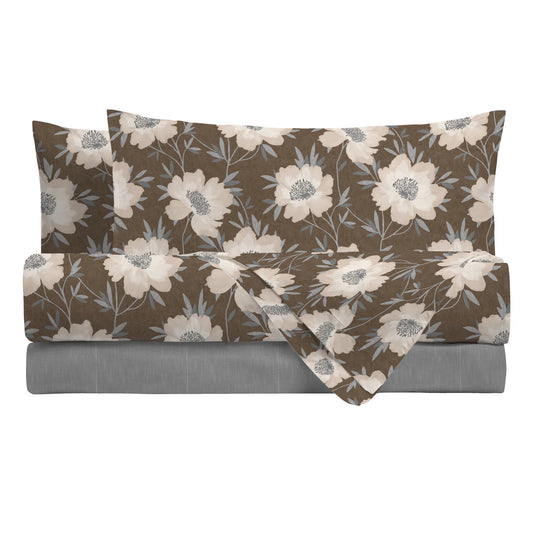 Completo Letto Di Maestro 100% Cotone Lynette Matrimoniale