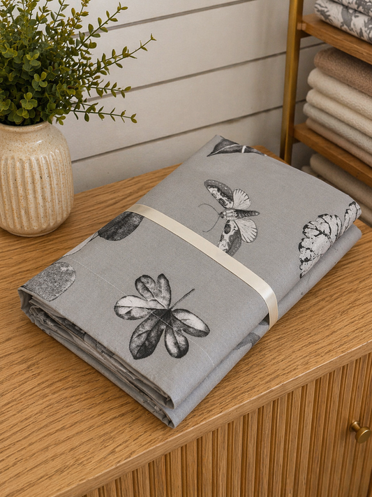 Completo Lenzuola in Percalle 100% Cotone Fantasia Bosco